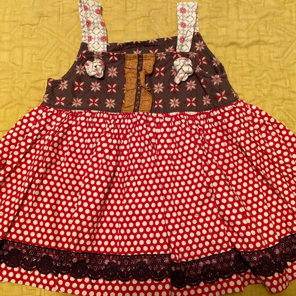 Matilda Jane Other - Matilda Jane Platinum Noel Knot Top - 4